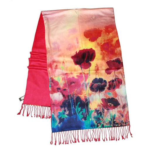 Double Sided Silk Shawl