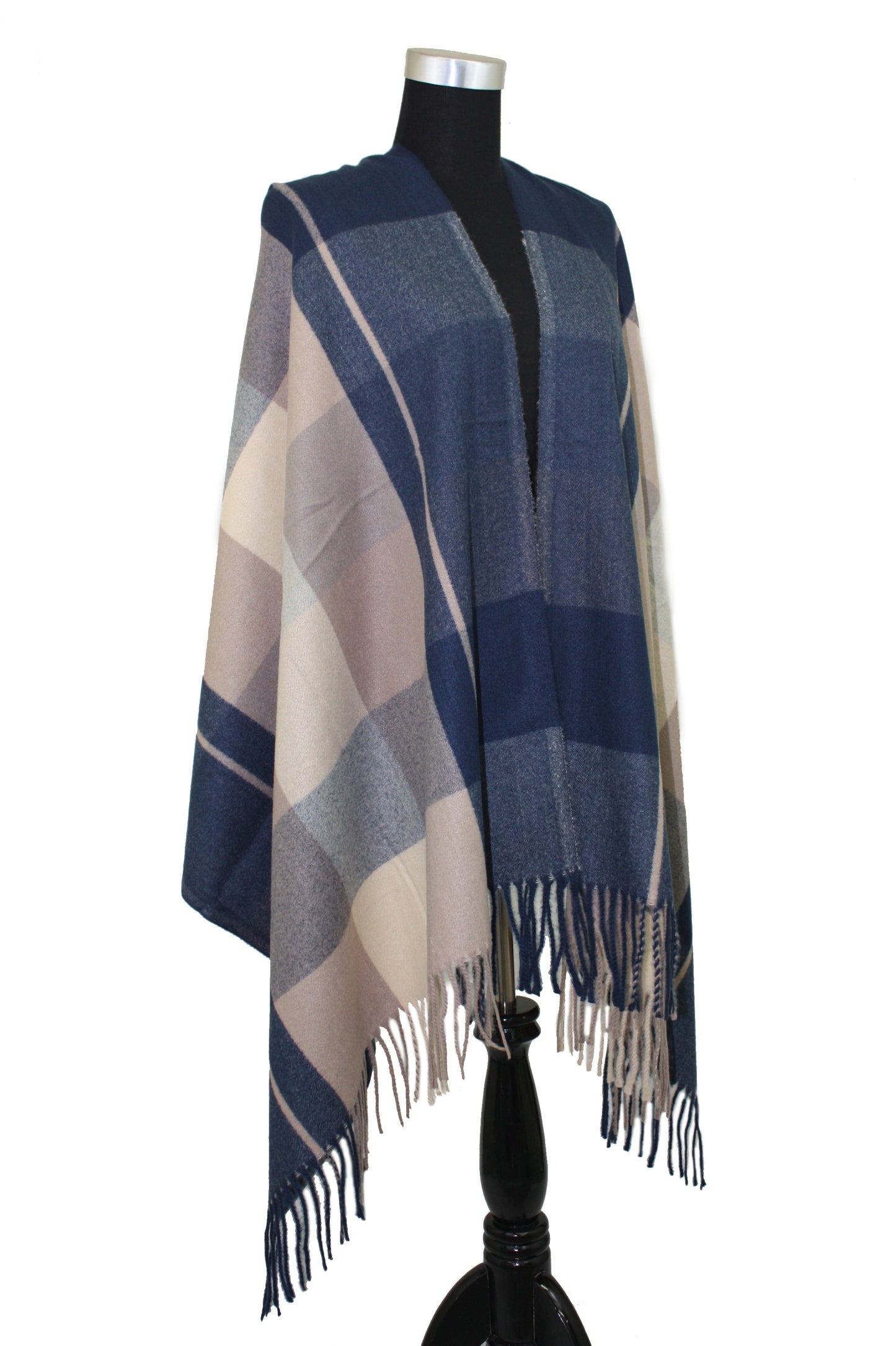 Plaid Cashmere Scarf