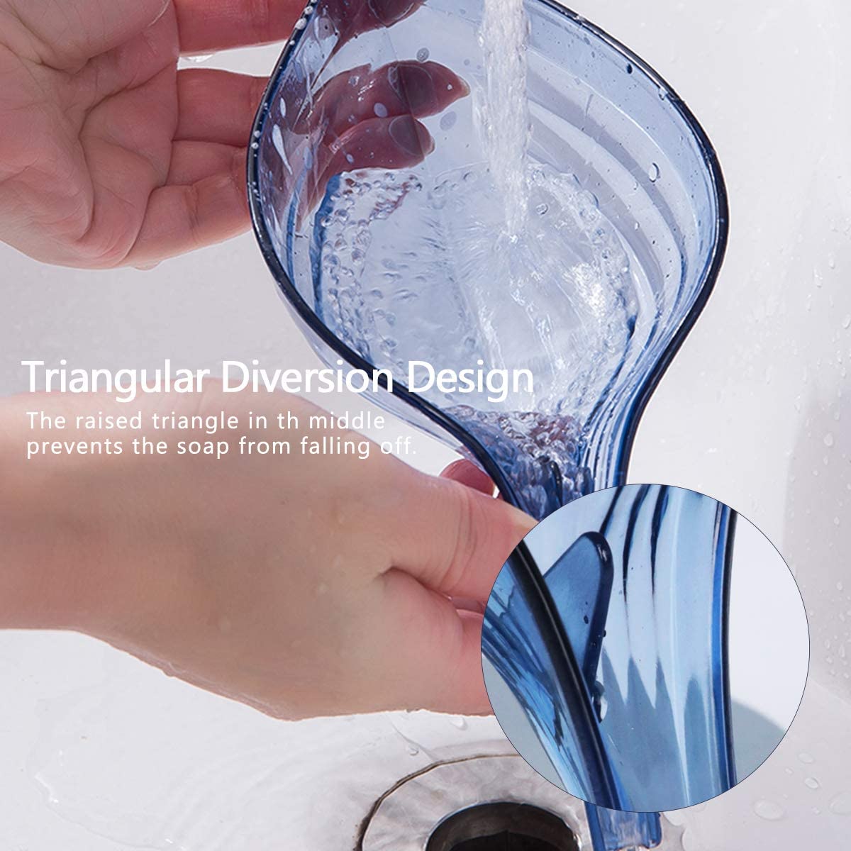 Leaf Draining Soap Dish Set of 3