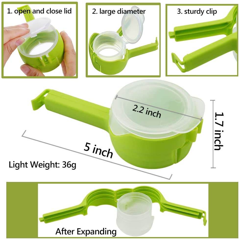 Bag Seal Clips Set of 4
