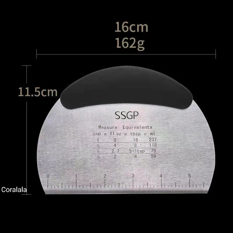 Extra Large 304 Stainless Steel Baking Board with Dough Scraper and Rolling Pin