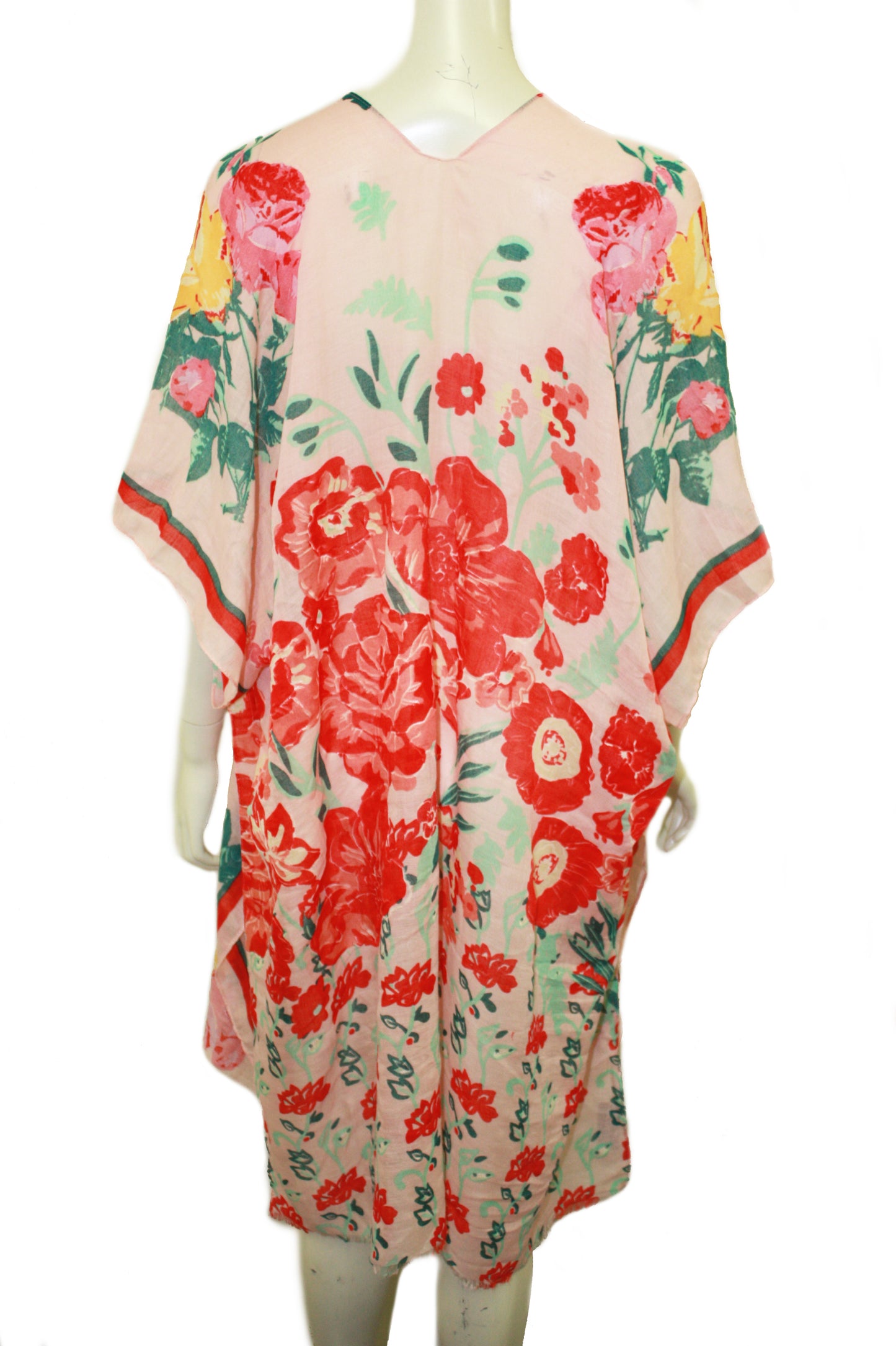 Floral printed kimono