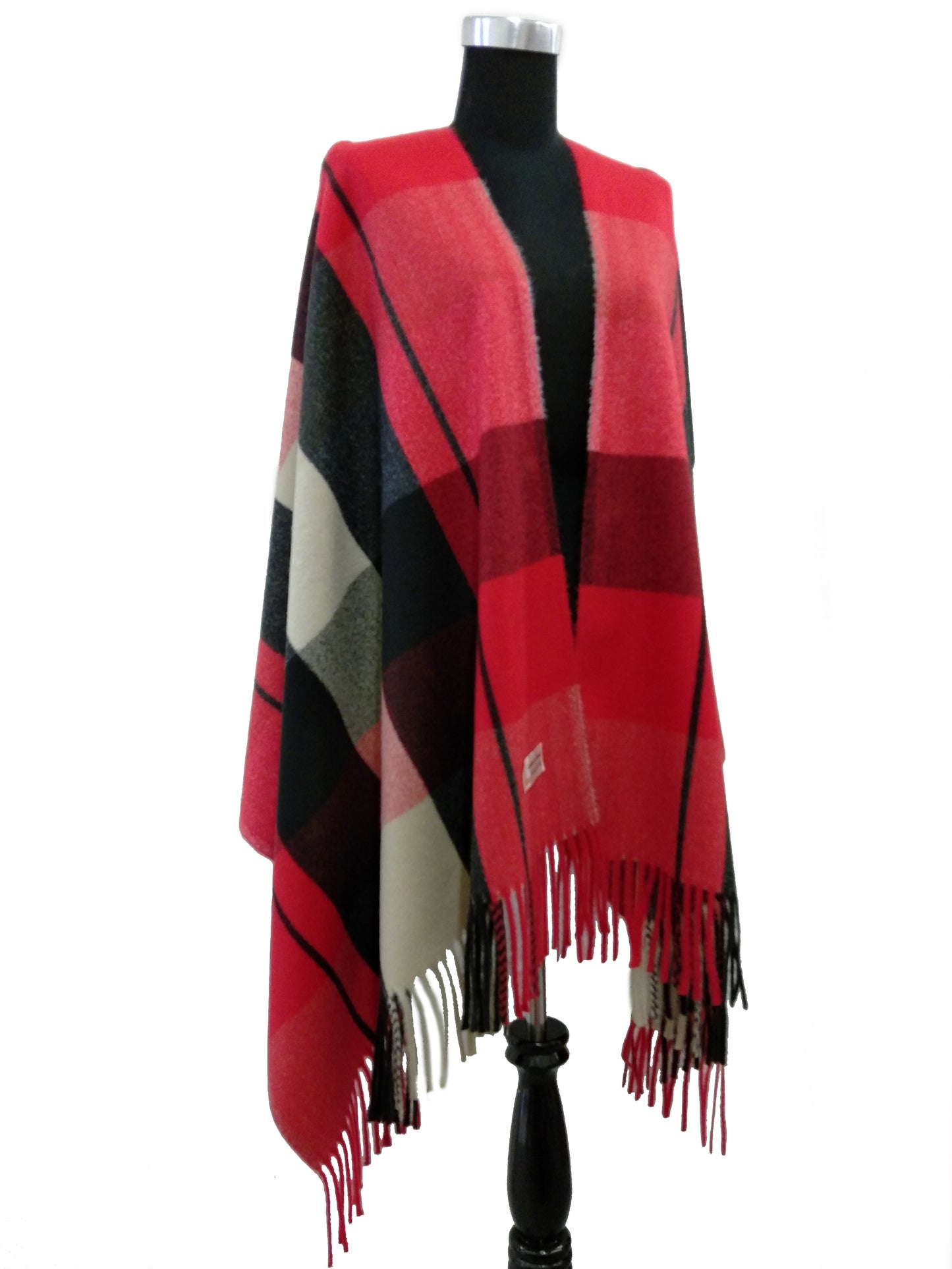 Plaid Cashmere Scarf