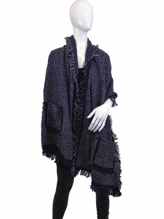 Blanket Scarf with Pockets